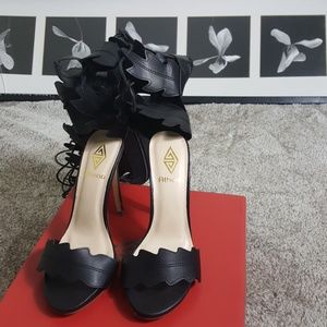LADIES HIGH GLADIATOR HEELS